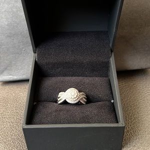 Diamond Halo Ring 1/2 ct tw Round-cut
10K White Gold from Kay Jewelers